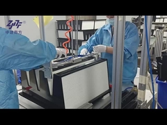 Cuadro de acero galvanizado V Banco Filtro HEPA, 0.3um Filtro de aire pleado HEPA H13 Alta capacidad de polvo