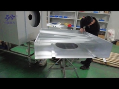 Unidad de filtro de ventilador industrial 4x4 FFU Capó de flujo de aire laminar Gabinete de control de grupo H14 para sala limpia