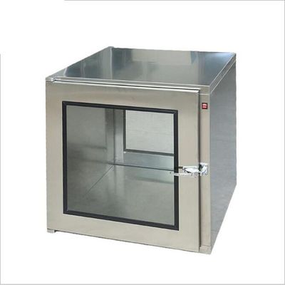 Sala limpia de acero inoxidable Caja de pase de 220V médica con ventana de transferencia para laboratorio