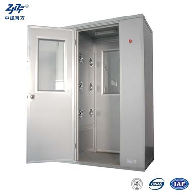 Limpieza de la sala limpia Ducha de aire con material de acero inoxidable y dimensión general personalizada