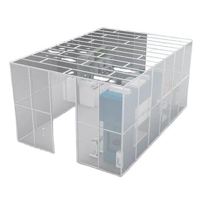 OEM ODM Sistema de cabina de salas limpias 99,99% ISO 5 6 7 8 Clase 10 100 1000