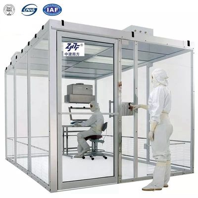 Sala limpia modular de alto rendimiento con techo Ffu Sistema de filtración de aire acondicionado para el sistema de flujo de aire unidireccional