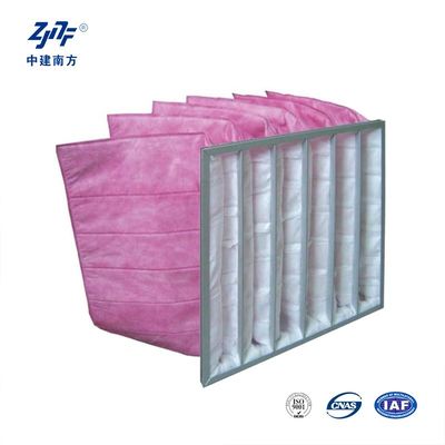 Bolsa de filtro de bolsillo de aire para hospitales farmacéuticos 1um para el sistema de ventilación HVAC