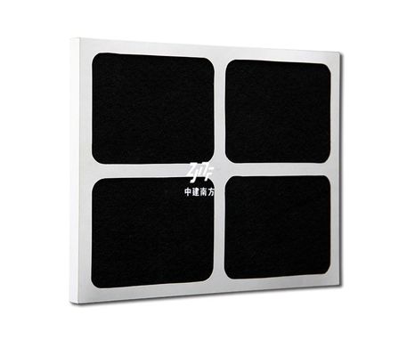 Industria Panel de filtro de aire primario 5um con malla de alambre de carbono activo personalizado para FFU