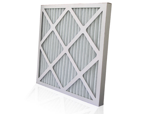 Prefiltro de aire de acero galvanizado para la captura de partículas grandes en plantas de fabricación