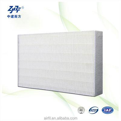 Sistema HVAC HEPA Material de fibra de vidrio de reemplazo Elemento de filtro de limpieza de aire Humedad máxima ≤100%HR Para filtros plissados