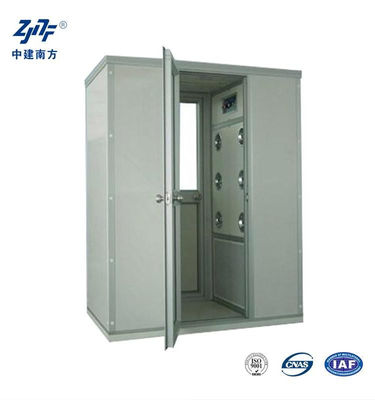 110V 220V SUS304 Acero inoxidable Bajo ruido Cuarto limpio Cuarto de ducha de aire, 12 boquillas 99,99% Cuarto de ducha de aire de acero inoxidable
