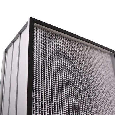 Tamaño personalizado HEPA Filtro Plissado, Superfina Fibra de Vidrio Filtro de Aire HEPA