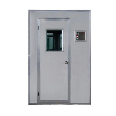 Control de voz inteligente Industrial Sala limpia Ducha de aire Sistema inteligente 0.3um 50HZ Boquilla de soplado único