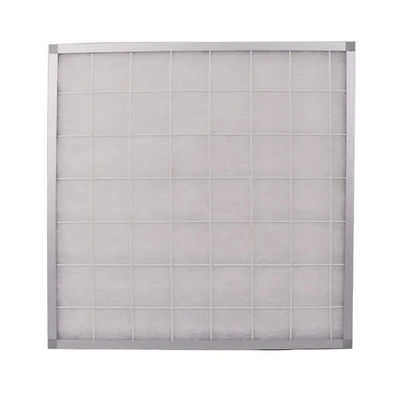 6-15Pa Filtro de aire de panel, Filtro de aire de poliéster de fibra de hierro galvanizado de algodón