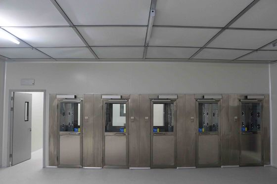 Cuarto limpio modular prefabricado Clase 100 1000 ISO 5 8 Cuarto de cortina de PVC blando