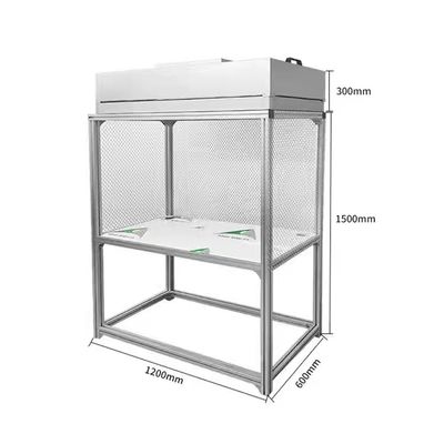 Hepa Banco de flujo de aire laminar gabinete vertical 1200m3/H para taller de hongos
