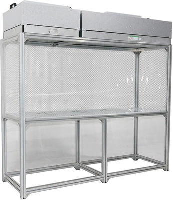 Unidad de filtro de ventilador de banco limpio de flujo laminar portátil Equipo de taller de escritorio