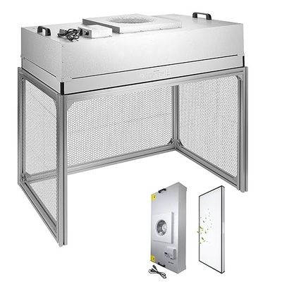 Clasificación de filtro de aire HEPA H14 100 Banco limpio laminar vertical/horizontal con soplado automático
