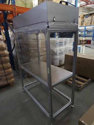 Limpieza del banco Iluminación fluorescente Flujo de aire laminar Clase 100 Limpieza 1000-1200m3/H Volumen de aire