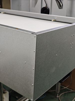110V/120V 50HZ/60HZ FFU Unidad de filtro de ventilador Eficiencia 99,99% H14 Acero inoxidable / Cuadro de aluminio para sus requisitos