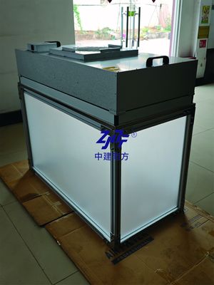 Cuadro de aluminio acrílico laminar con capucha de flujo FFU Banco de trabajo limpio Unidad de filtro de ventilador HEPA para salas limpias Biotecnología Farmacéutica Electrónica y fabricación de dispositivos médicos
