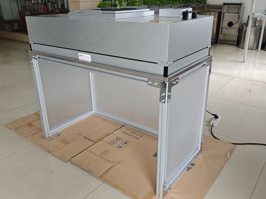 Banquillo libre de polvo Flujo de aire horizontal HEPA Capó de aire limpio para salas limpias