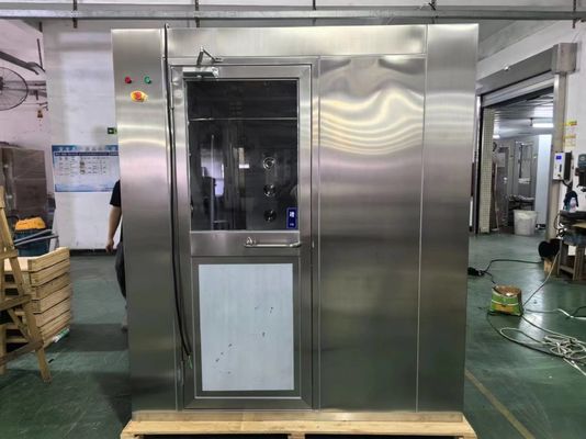 Productos industriales libres de polvo Ducha de aire con máquina de limpieza de sola