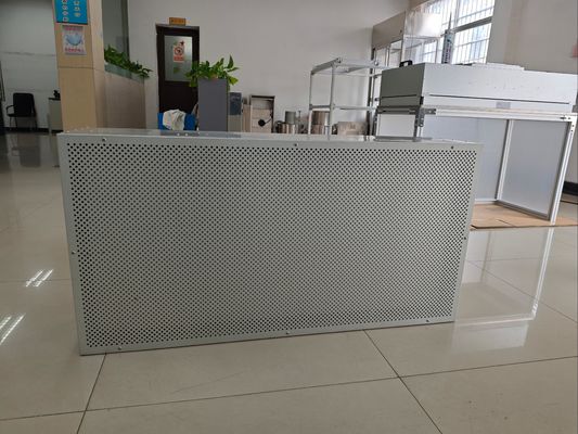 Banco de limpieza de acero galvanizado con purificación de 100 grados para salas limpias