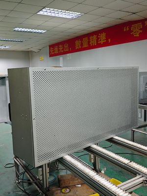 Cuadro de acero galvanizado Filtro de fibra de vidrio Capó de flujo laminar para las demandas del cliente ≥ 99,99% Eficiencia