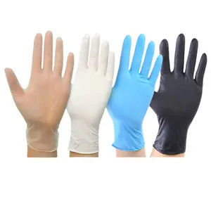 Biofarmacéuticos Guantes desechables para salas limpias Clase 100 / Clase 1000 / Clase 10000 Guantes de nitrilo