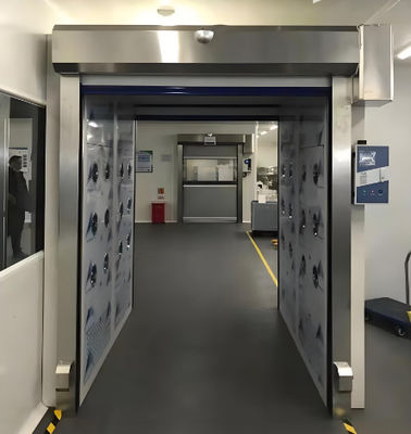 Dual Purification Mechanism Clean Room Air Shower with Sealed Airlock and Electronically Interlocked Dual Doors