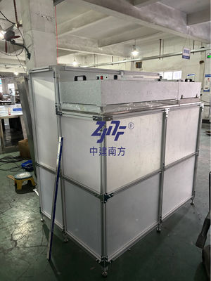 Cabina telefónica acústica con cerramiento transparente, espacio de trabajo hermético y visible con una eficiencia de filtro del 99,99% a 0,3um