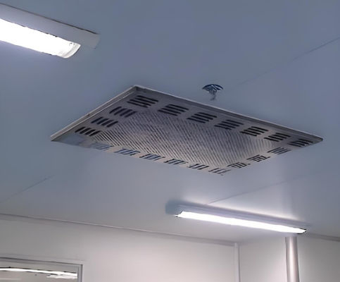 Salida de suministro de aire para talleres de electrónica con papel de filtro de fibra de vidrio superfina y tipo compacto integrado