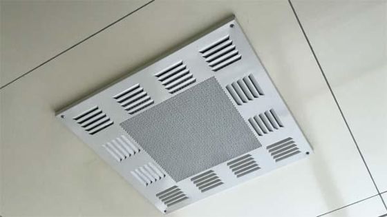 Salida de suministro de aire HEPA H14 99.99% de eficiencia 0.3μm ISO14644-1