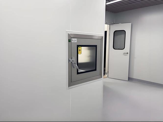 Cabinet de pasaje de la sala limpia para el lugar de transferencia de artículos controlados Cierre Activar recuperar NO abrir ambas puertas al mismo tiempo