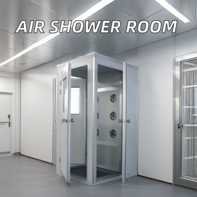 Stainless Steel Cargo Air Shower For Semiconductor Pharmaceutical Medical clean room accessories