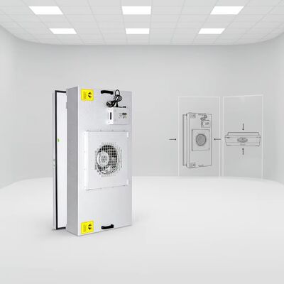 quality Unidad de filtro de ventilador HEPA H14 con marco de acero inoxidable SUS304 y control de tres velocidades para salas limpias factory