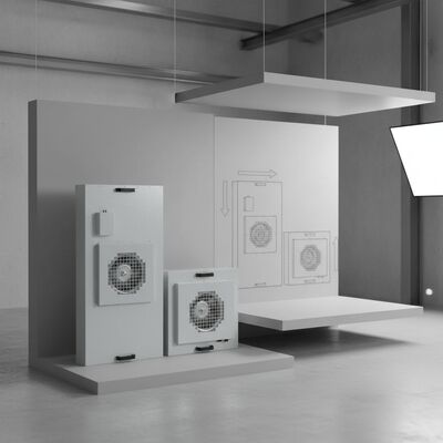 Unidad de filtro de ventilador FFU profesional de cuarto limpio con filtro HEPA H14 SUS304 de acero inoxidable y control de tres velocidades